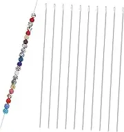 DOITOOL 10pcs Beading Needles DIY Jewelry Making Tools Embroidery Needles for Beads Bead Threader Bracelet Making Tool