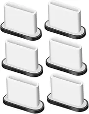 6Pcs Type C Dust Plugs for Mobile Phones Protective USB C Covers to Prevent Dirt Humidity Easy to Install and Remove Compatible with Any Type C Port