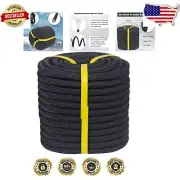 Versatile 1/2 Inch Double Braided Climbing Rope - Perfect for Trees & Outdoors
