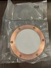 Sputtering Target, KTaOx approx 3"x.25"w/ 4" copper backing plate