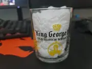 Vintage Scotch Glasses,King George IV And Queen Anne