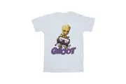 Guardians Of The Galaxy Boys Groot Casette T-Shirt (White) - UTBI19509