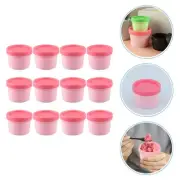 12 Pcs Mask Box Travel Size Jars for Creams Empty Refillable Face Container