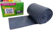 30 Count Litter Box Liners Super Thick, Durable, Easy Clean up Jumbo Scented, Ba