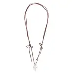 [Yvmin] Yvmin Hedgehog Pearl Necklace ONE SIZE BROWN/BLACK