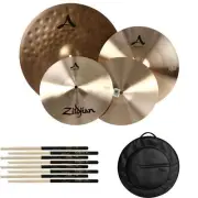 Zildjian A City Cymbal Set Bundle - 12/14/18-inch