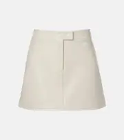 [Courreges] Courrèges Reedition faux leather miniskirt AU 16 white