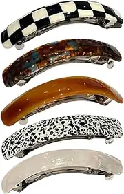 Barrettes For Thick Hair - Vintage Hair Clamps,Retro Accessories Ponytail Clamps Clasp For Commuting, Daily Wear