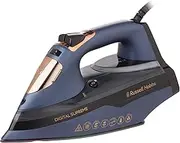 Russell Hobbs Digital Supreme Iron, RHC570, Steam Iron with 350ml Water Tank, Colour Control Technology, Navy and Champagne