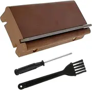 3/23/35 Degree Fret End Beveling File Wooden Precision Fret End Dressing Tool Multipurpose Guitar Fret Crowning End Bevel File Luthier Tools for Rounding Shaping and Deburring