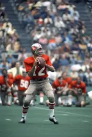 John Brodie Of San Francisco 49Ers Drops Back To Pass 1971 NFL OLD PHOTO 13