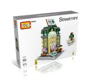 LOZ Mini Street Series Book store (411 pcs) Mini Building Bricks LOZ1624