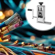 Manual Wire Peeling Machine Drill Powered Hand Crank Accessories Aluminum