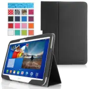 Samsung Galaxy Tab 3 10.1 Inch MoKo Cover Case-Auto Sleep-Slim Folding Black