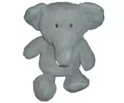 KellyToy Kelly Baby Gray Plush Elephant Stuffed Animal Infant Toy 14" NEW RARE