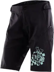 Troy Lee Designs Lilium Micayla Gatto Black Ladies Bicycle Shorts, Size L for Women