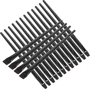 VICASKY 16pcs Professional Eyeliner Brush Precision Eye Makeup Applicators for Women Includes Flat Head Angled Brushes Versatile Beauty Tools for Eye Looks