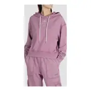 Replay Womens Organic Fleece Hoodie Overhead Pink