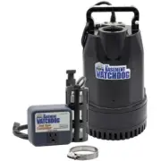 Basement Watchdog SIT-33D - 1/3 HP Cast Iron Submersible Sump Pump w/ Vertica...