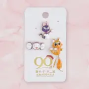 【Doraemon】 Earrings set Kamkam Cat, Chimpui, and Konpoko Japan Original