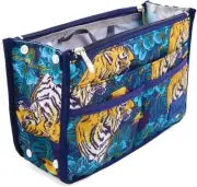 Handbag Organiser Insert- Signature (Tiger Toucan, Medium)