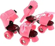 Roller Skates for Boys and Girls Boys Girls 4 Wheel Inline Skates Adjustable Size Safe and Stable for Toddlers for Exercise
