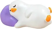 WeiLaiKeQi Animal Sculpture Duck Statue Crafts Tabletop Ornament Resin Figurine for Living Room Housewarming Table Centerpieces Office, Sleeping Duck