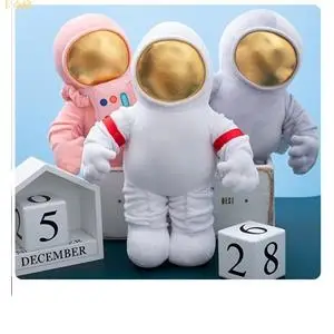 ❤仿真宇航員火箭太空人飛船公仔玩偶娃娃抱枕創意娃娃擺件擺飾兒童女生生日聖誕交換畢業禮物