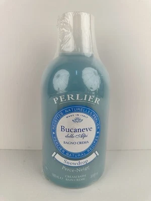 Perlier BUCANEVE Snowdrop Bath & Shower Cream 33.8 oz New & Sealed