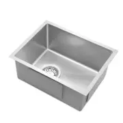 Cefito Kitchen Sink 44X34CM Stainless Steel Nano Basin Single Bowl Silver