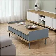 Coffee Table Home Modern Minimalist Coffee Table Small Apartment Living Room Home Storage Tea Table Center Table for Living Room Furniture(Blu)