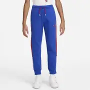 JORDAN BOYS WILD UTILITY JOGGER PANTS IN RACER BLUE/PEARL WHITE/GYM RED SIZE XL