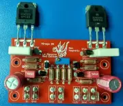 Hiraga "Le Monstre" enhanced 8W (15W) A class Amplifier D.I.Y. Red edition