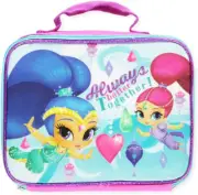 SHIMMER & SHINE Insulated Lunch Bag Girls Travel Snack Box, New