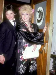 Stella Stevens & son Andrew Stevens at Stella Stevens'Birthd - 1981 Old Photo