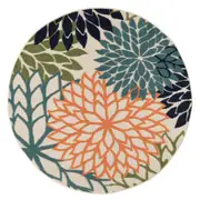 Monaco Forest Green Round Rug