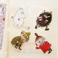 在飛比找蝦皮購物優惠-正版授權 moomin 嚕嚕米 姆咪一族 玻璃貼紙 防水貼紙