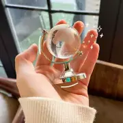 Round Earth Delicate Mini Crystal Sphere Ball for Office Home Desk Decoration
