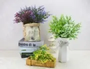 US 4pcs UV Resistant Wheat Grass Improve Your Home Style Decorative Ornament