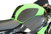 TechSpec Kawasaki ZX6R 636 2013 - 2025 SnakeSkin Tank Grips w/Free Center Pad