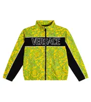 [Versace Kids] Versace Kids Barocco cotton jersey sweatshirt Y 8 multicoloured