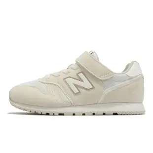 New Balance 休閒鞋 373 寬楦 童鞋 中童 大童 米白 白 麂皮 魔鬼氈 復古 紐巴倫 運動鞋 NB YV373TA2W