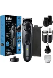 Braun All-in-One 5 Trimmer Ultra Sharp Blade 9-in-1 Trimmer Kit 100min Bat