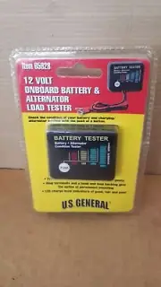 US General #65928 12volt Onboard Battery and Alternator load tester , New Sealed