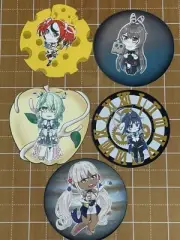 Hololive Stickers HoloCouncil Kawaii Chibi Stickers Waterproof 2” Full Set