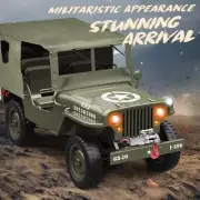 Rc Car 2.4g 4wd Crawler Climbing Scale Military Truck Offroad Vehicle Adult Toy