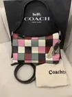 Coach Alter/Ego Shoulder Bag Multi Color Checkerboard Coachtopia CBE00