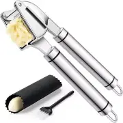 Rainspire Premium Garlic Press Stainless Steel, Mincer Tool, Crusher Smasher and