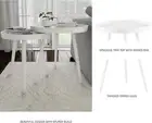 Nesting Side Tables Set of 2 Round End Tables Accent Table Mid-Century Modern