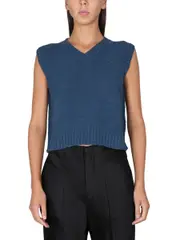 [Maison Margiela] Maison Margiela-Basket Stitch Sweatshirt-Donna XS